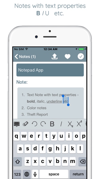 Notepad - An Organised Notes