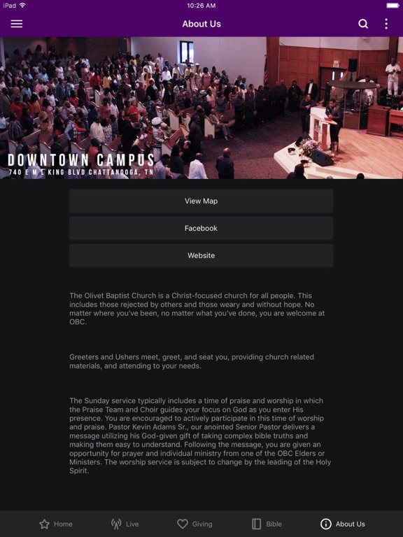 App screenshot