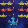 Icon chicken shooter attack space