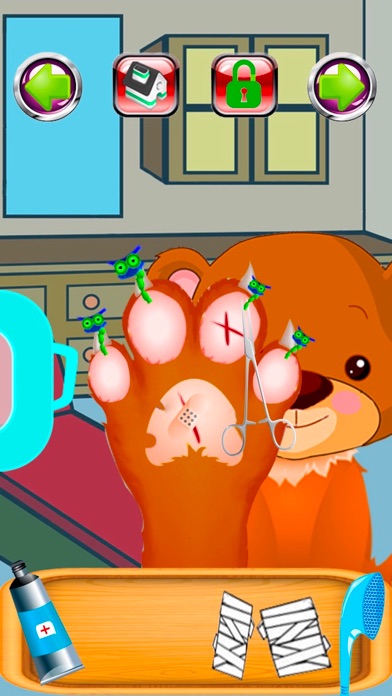 Baby Pet Foot Doctor Girl Game iPhone screenshot