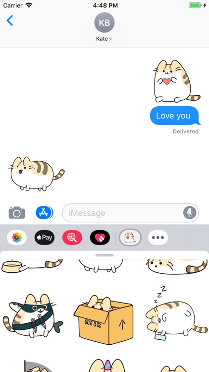 Fatty Catty Animated Stickers screenshot-3