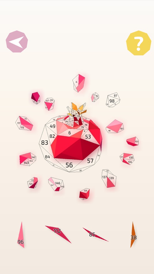 #1. PolyColor - Puzzle by Number (iOS) By: GoKids!
