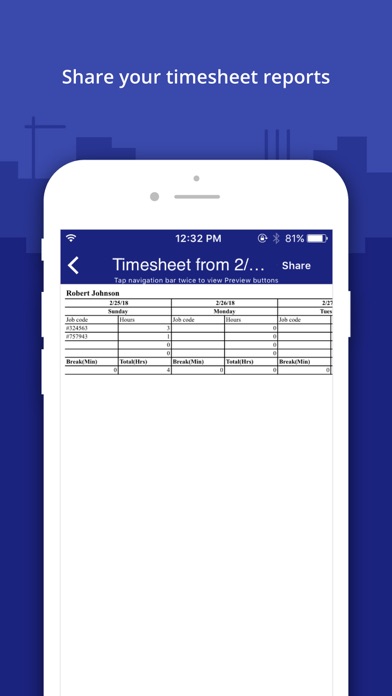 Timesheet Manager Appのおすすめ画像5