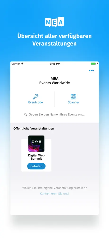 Mobile Event App