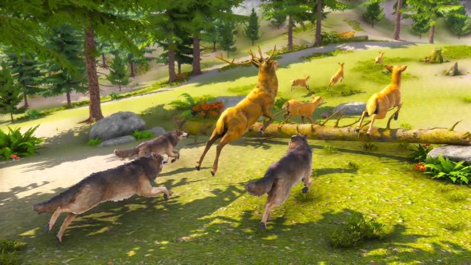 #7. The Alpha: Wolf RPG Simulator (iOS) 由: Dumitru Ene