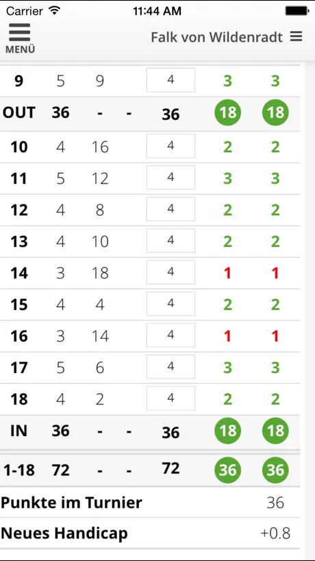 PC CADDIE Golf Club App