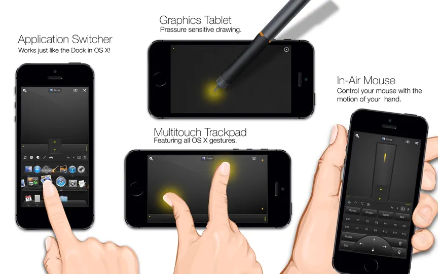 Capture d'écran de Mobile Mouse Server sur iPhone 2