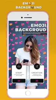 emoji background photo maker iphone screenshot 1