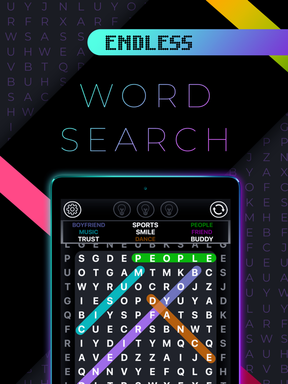 Endless Word Search Gameのおすすめ画像1