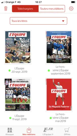 Game screenshot le journal L'Équipe hack
