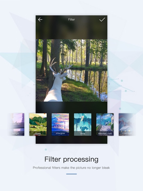 poster maker:wallpaper creator iPad screenshot