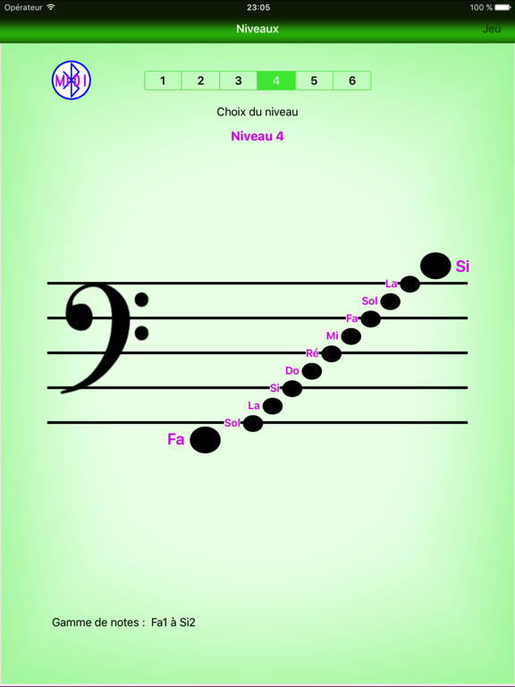 Screenshot #6 pour Speedy Note: Clef de Fa 4e