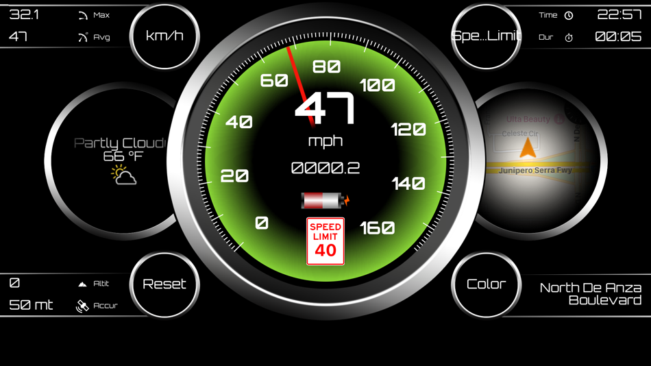 #8. Speedometer • (iOS) 由: UniCom Technology
