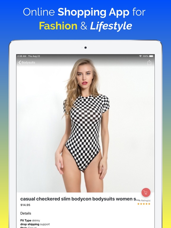 Women's Clothing Online Store iPad screenshot 6 - Shopping app