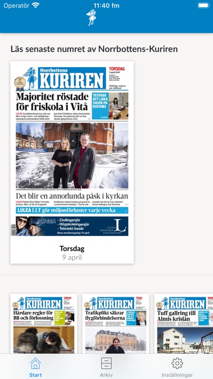 E-tidning Kuriren