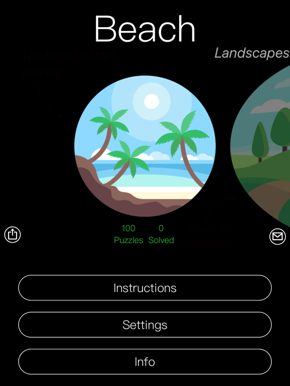 Screenshot #4 pour Parks Landscapes - Logic Game