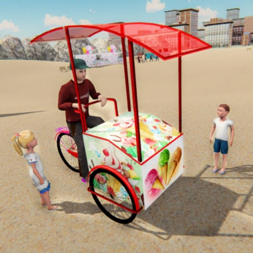 Ice Cream Cart Delivery Boy 3D iOS App