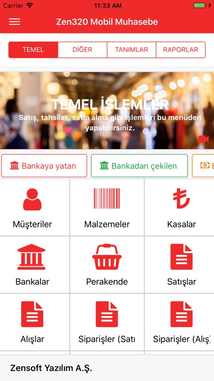 ZEN320 Mobil Muhasebe