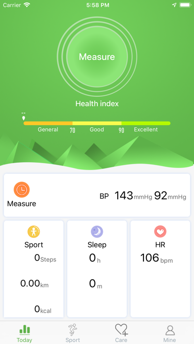 WearHealth Screenshot