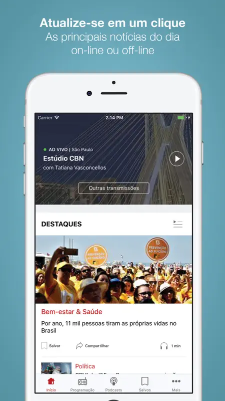 Rádio CBN screenshot 1 of 5