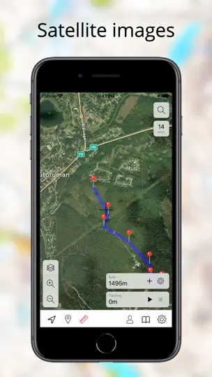 Screenshot von Topo Maps - Sweden auf dem iPhone 4