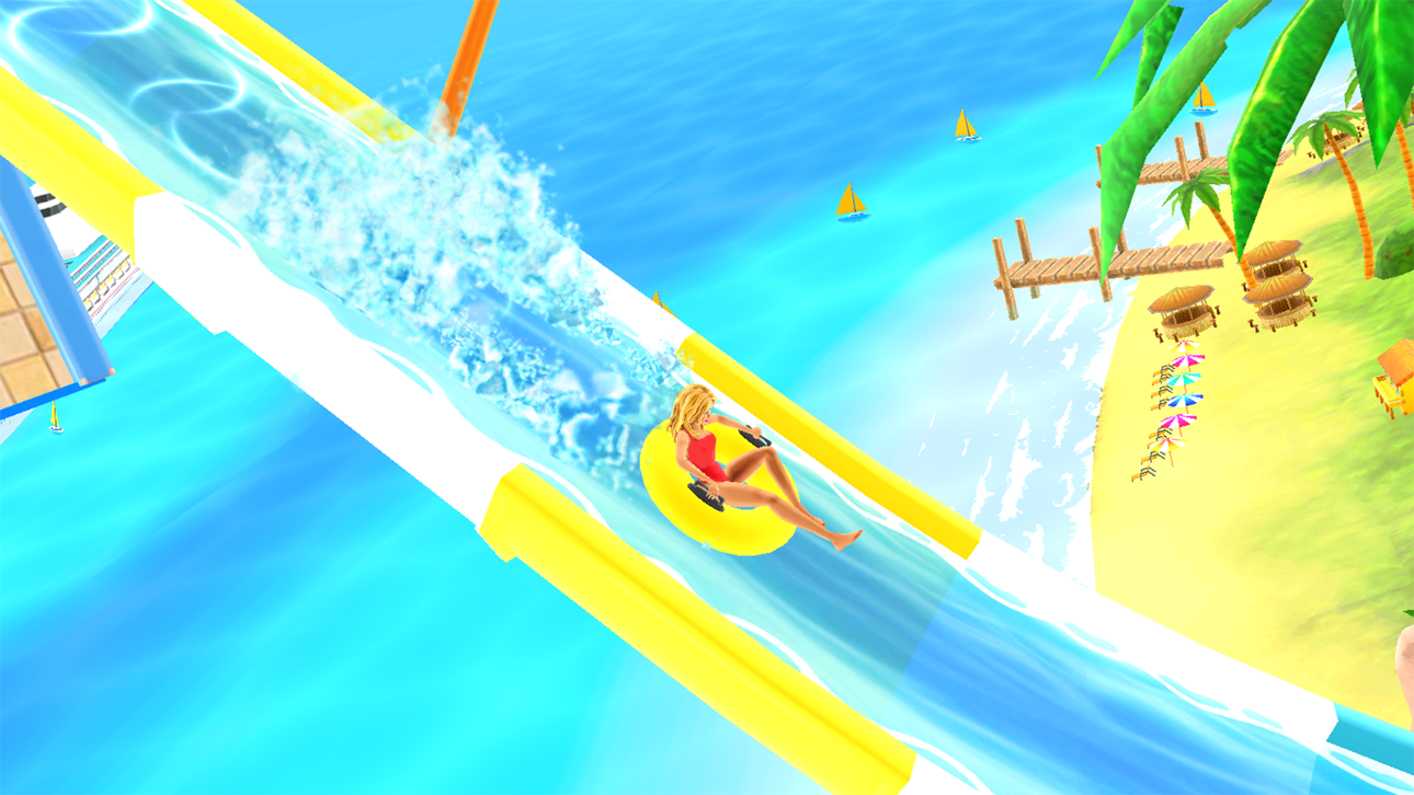 Uphill Rush Water Park Racing Hack screenshot 2 - iOS game interface