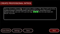 Intro It - Create Text Intros screenshot 1