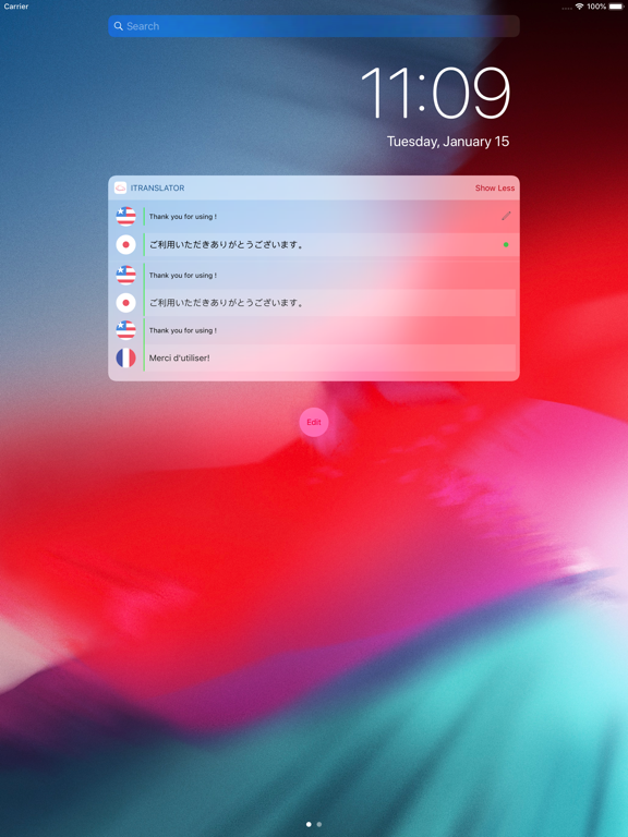 iTranslator Widget 2のおすすめ画像2