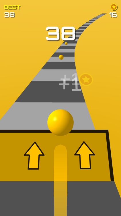 Run Road Color : same 3d ball