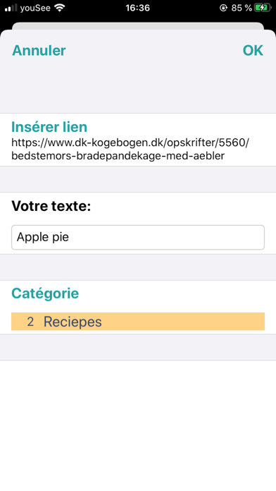 Screenshot #3 pour Lien vers le site Web - Links