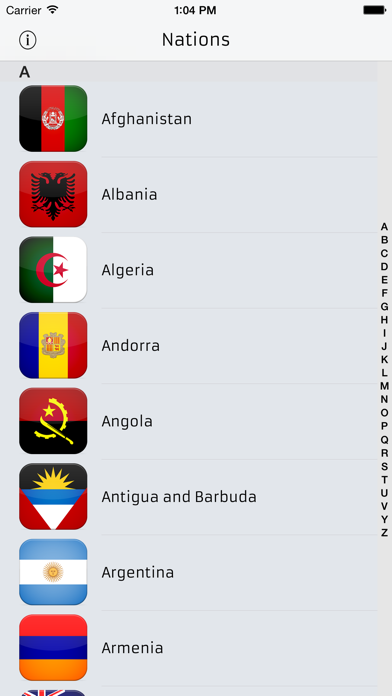 Screenshot #1 pour The World Flags *