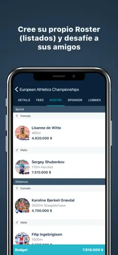 Captura de Pantalla 5 Roster Athletics iphone