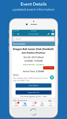 InstaTeam sports team manager screenshot 5