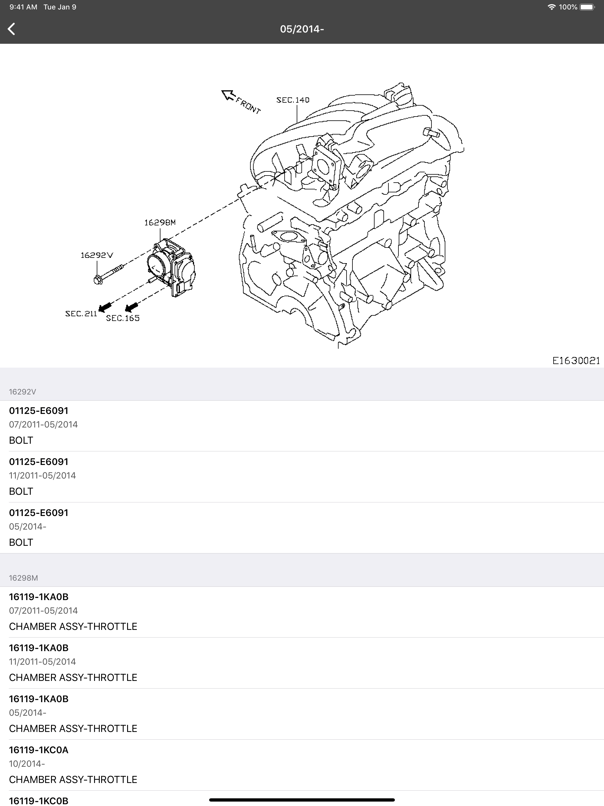 Car Parts for Nissan, Infinity
