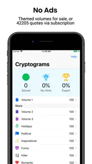 cryptogram cryptoquip puzzles iphone screenshot 2