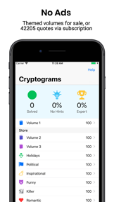Cryptogram Cryptoquip Puzzles screenshot