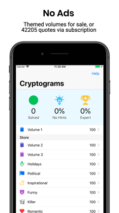 Cryptogram Cryptoquip Puzzles screenshot 2