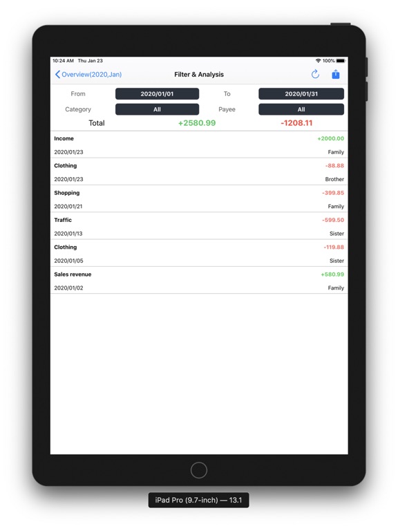 Screenshot #6 pour Daily Expense-Spending Tracker