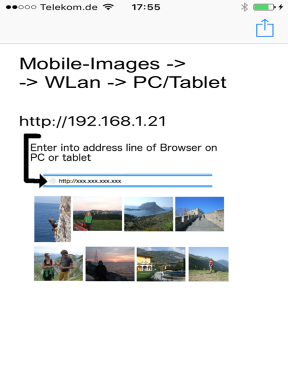 BrowserMe iPad screenshot