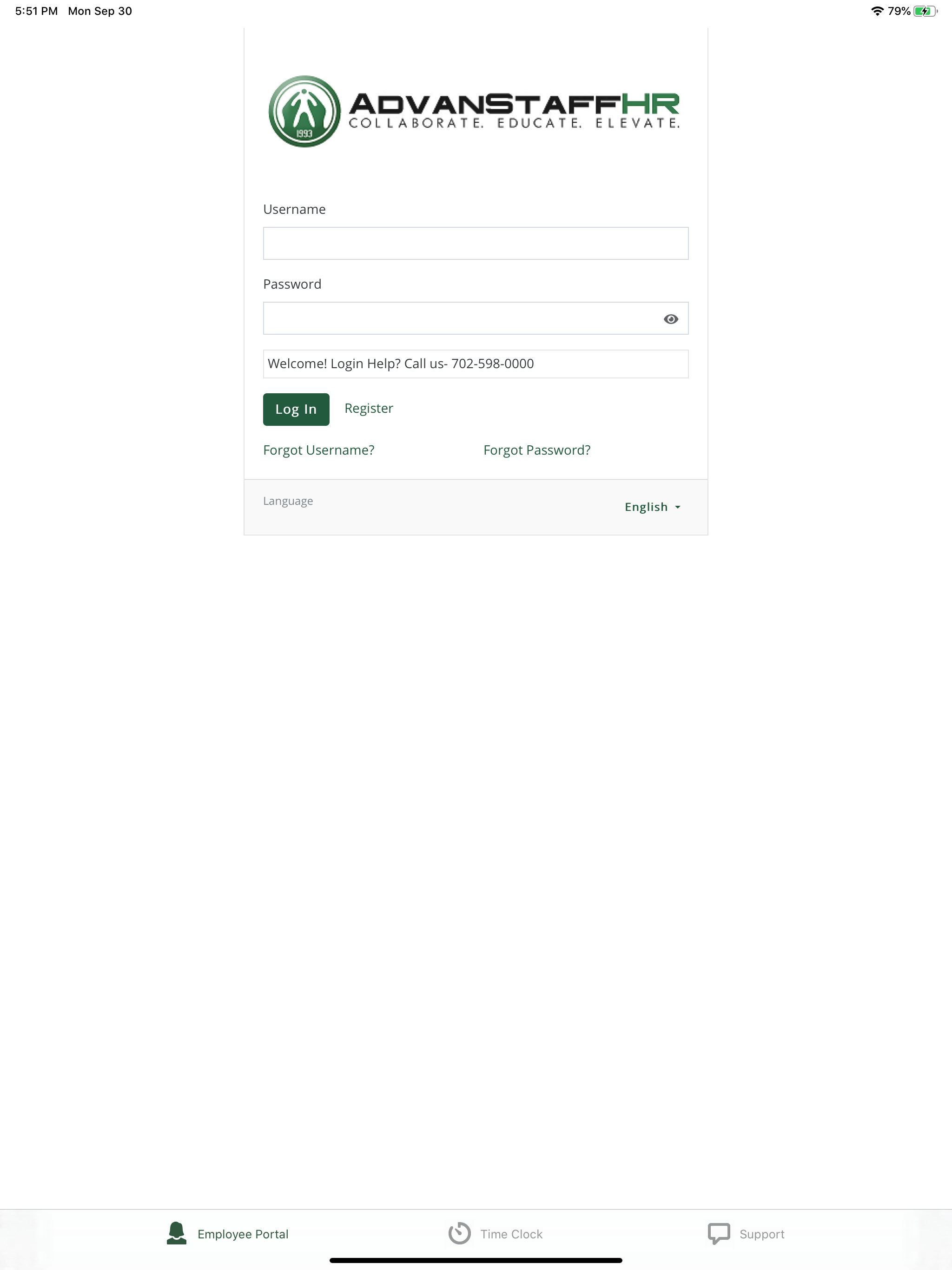 Advanstaff ESS screenshot 4