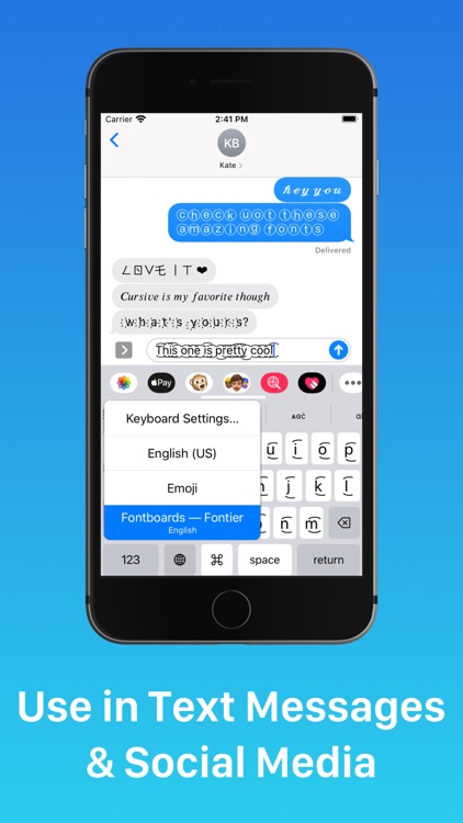 Fontier ► Fonts Keyboard screenshot-3