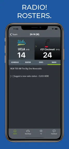 Game screenshot Cincinnati Football Schedules apk