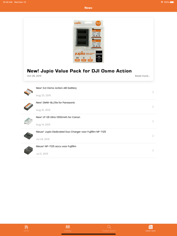 Jupio Product Finder iPad screenshot
