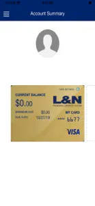 L&N Credit Card screenshot #2 for iPhone