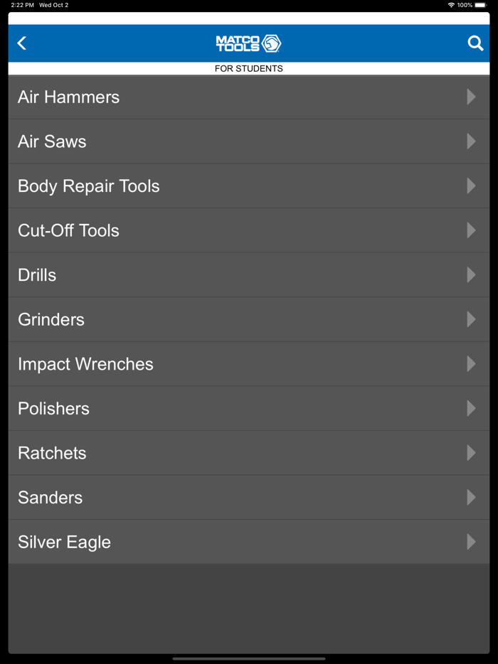 Matco Tools for Students