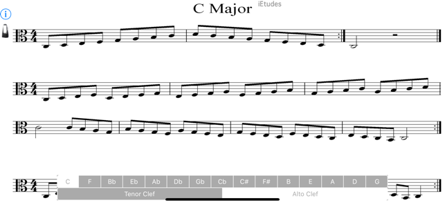 Major Scales Alto & Tenor Clef(圖2)-速報App