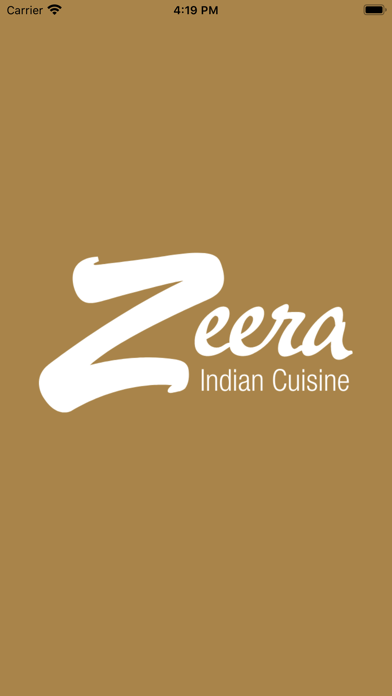 Zeera Indian Cuisine Screenshot