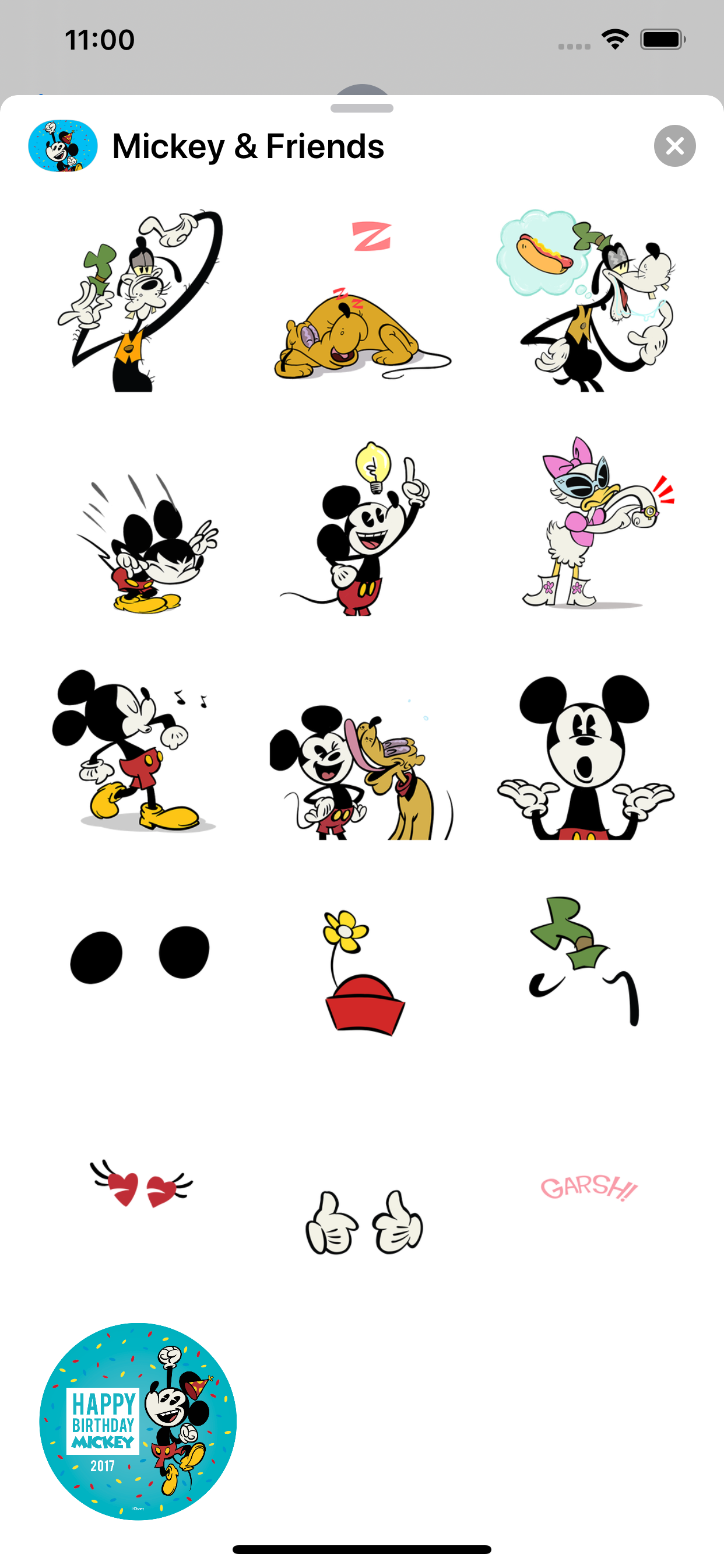 Disney Stickers: Mickey screenshot 2