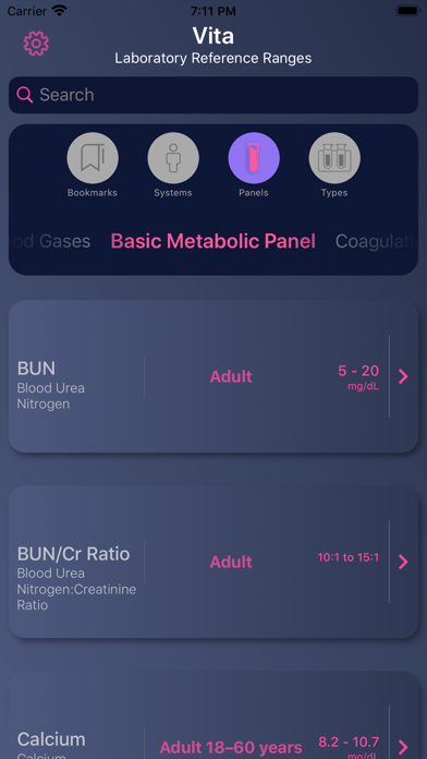 Vita - Lab Reference Ranges screenshot 4