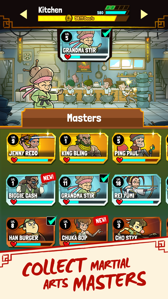 #3. Kung Fu Clicker: Idle Dojo (iOS) โดย: PikPok